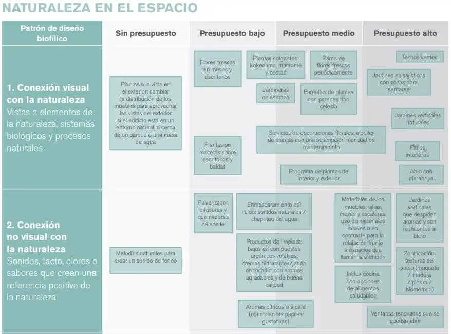 Diseño biofílico en hospitales: Un oasis de bienestar para pacientes y personal 2 14 puntos para aplicar un diseño biofílico en hospitales