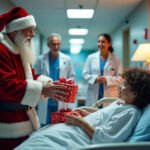 arquitectura de hospitales en época navideña