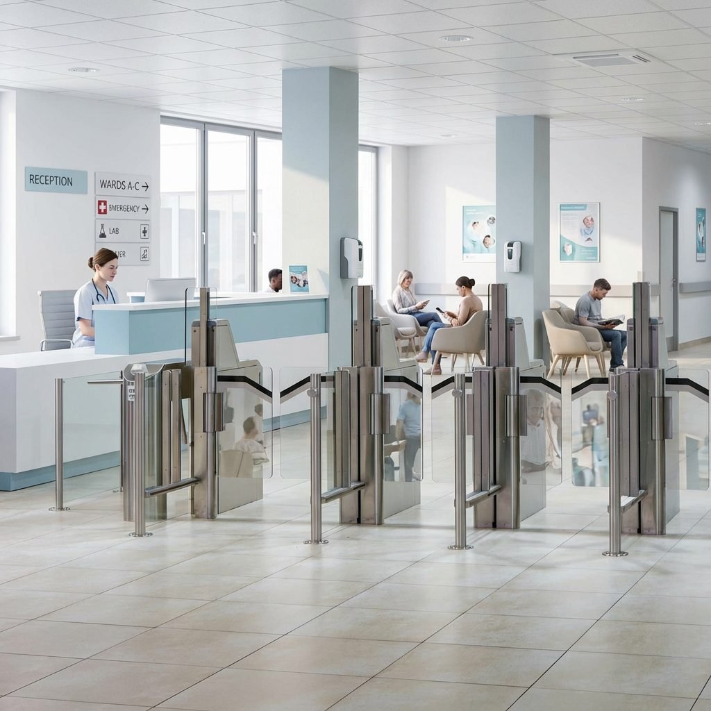 La Arquitectura Invisible: Integrando la Seguridad Inteligente en el Diseño Hospitalario Moderno 5 Control de Accesos de un Hospital.