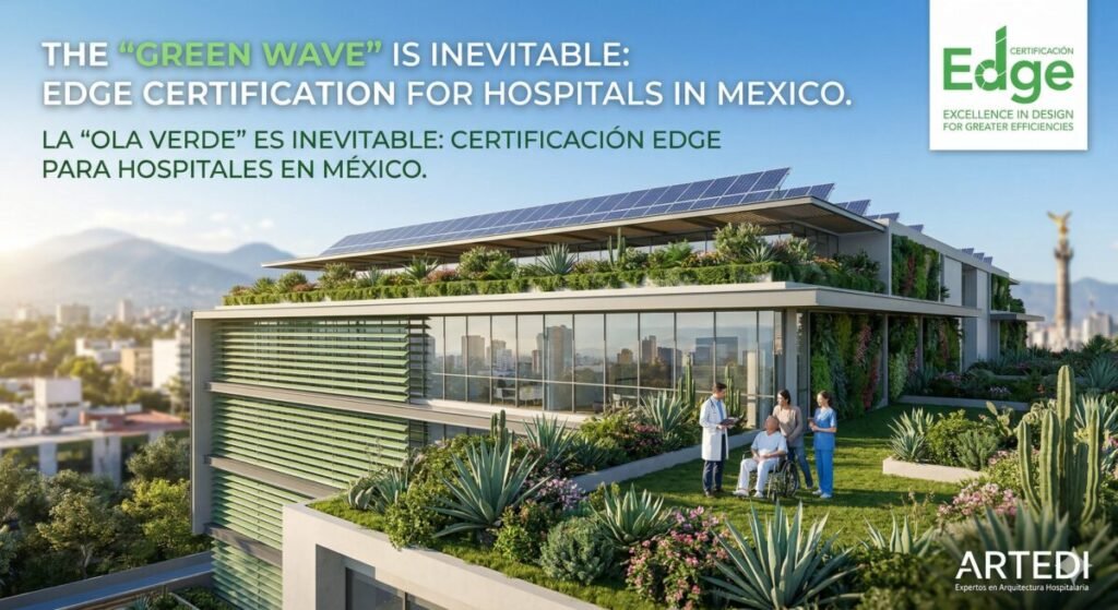 La "Ola Verde" es inevitable: Por qué la Certificación EDGE definirá a los hospitales líderes en 2026 1 Greenwave certificacion mexico hospitales