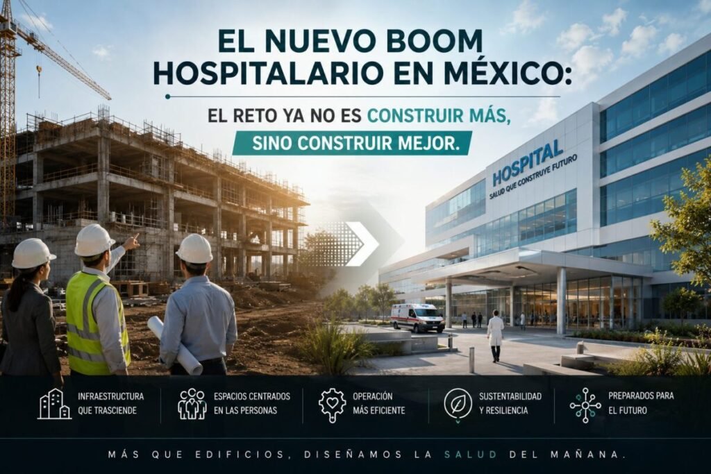 boom hospitalario en mexico - arquitectura hospitalaria 2026
